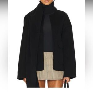 Revolve Sophie Rue Jardin Scarf Jacket Cashmere Blend NWT size Large